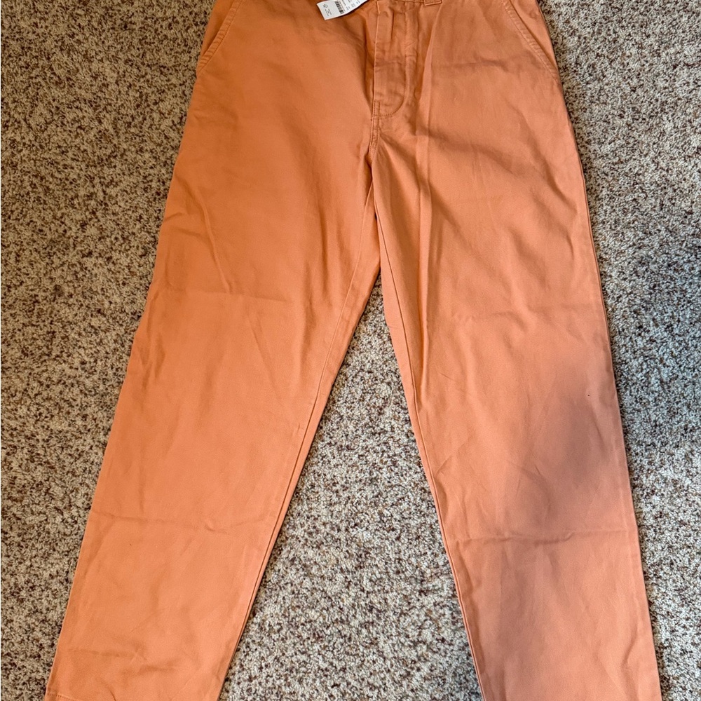 J. Crew Men's Chinos in Warm Orange NEW